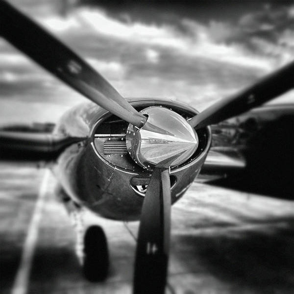 Propeller, Monochrome / Art Photo - Art Print