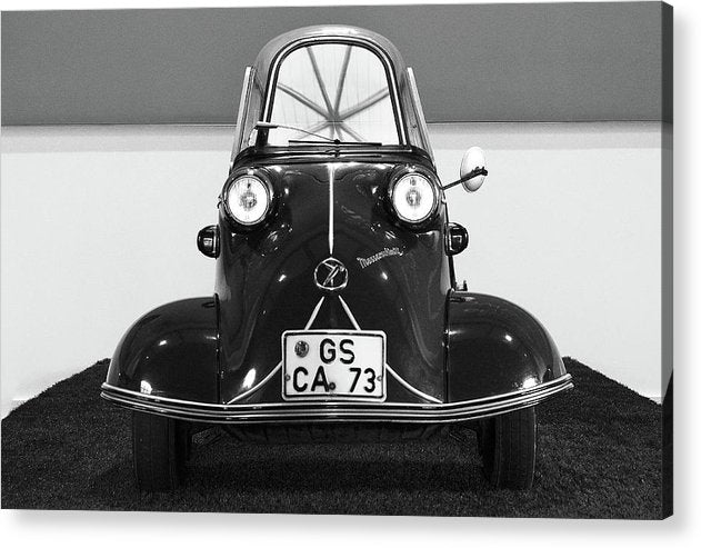 Puppy Eyes, Messerschmitt KR 175 , black and white - Louwman Museum, The Hague / Art Photo - Acrylic Print