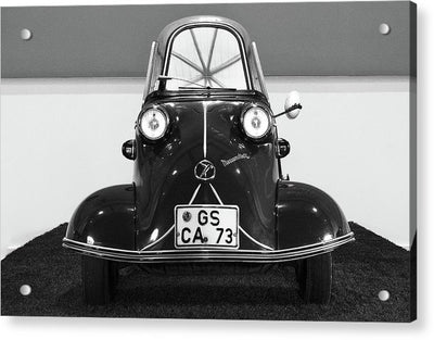 Puppy Eyes, Messerschmitt KR 175 , black and white - Louwman Museum, The Hague / Art Photo - Acrylic Print