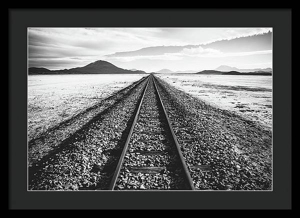 Railway Track - Framed Print