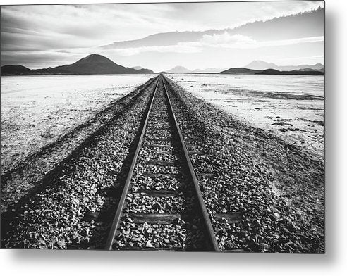 Railway Track - Metal Print