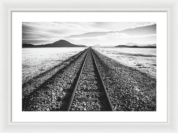 Railway Track - Framed Print