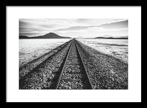 Railway Track - Framed Print