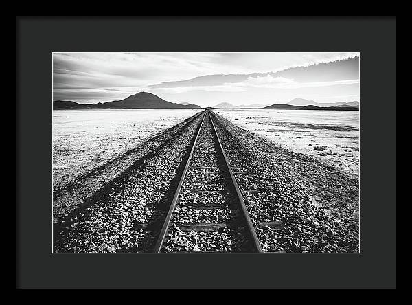 Railway Track - Framed Print