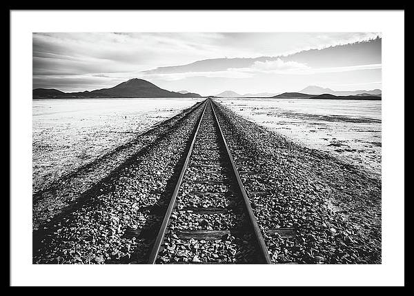 Railway Track - Framed Print