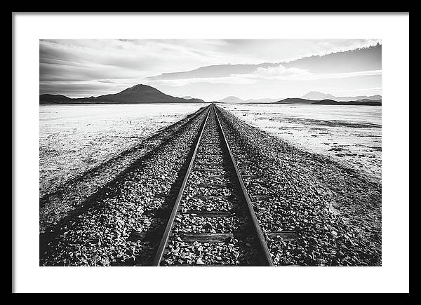 Railway Track - Framed Print