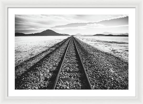 Railway Track - Framed Print