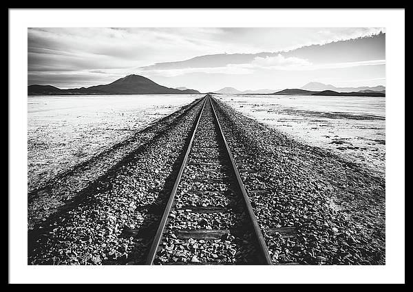 Railway Track - Framed Print