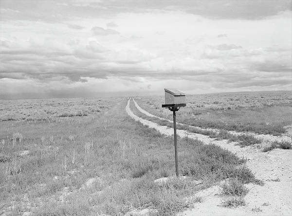 Ranch Mail Box near Farson, Wyoming / Art Photo - Art Print