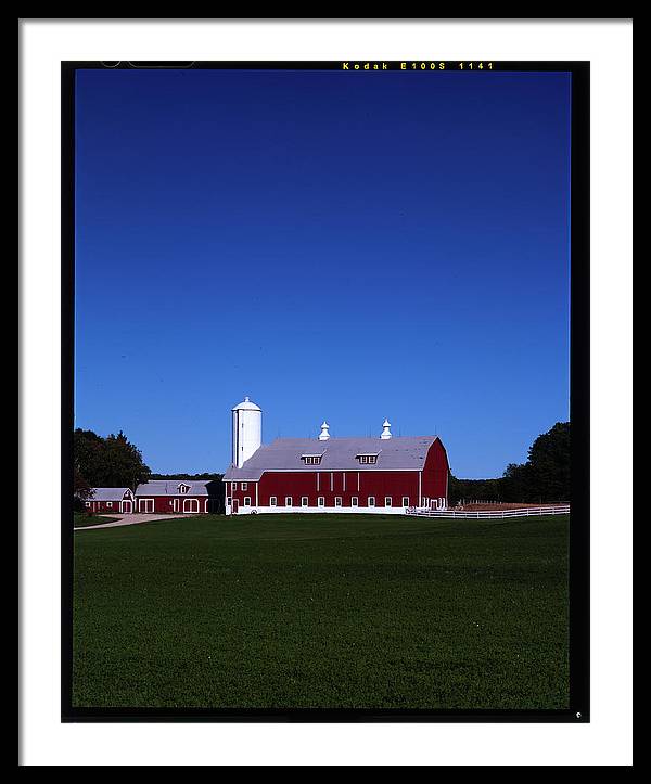 Red Barn - Framed Print