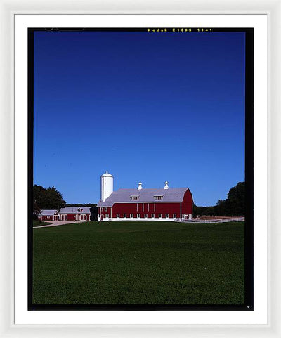 Red Barn - Framed Print