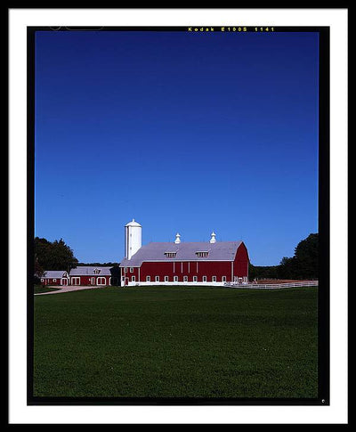 Red Barn - Framed Print