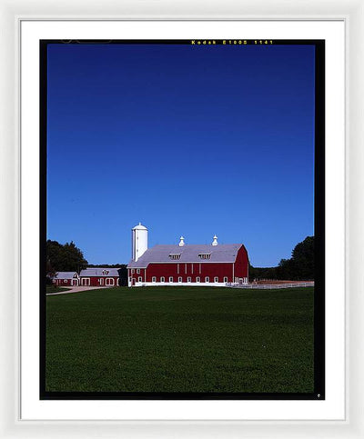 Red Barn - Framed Print