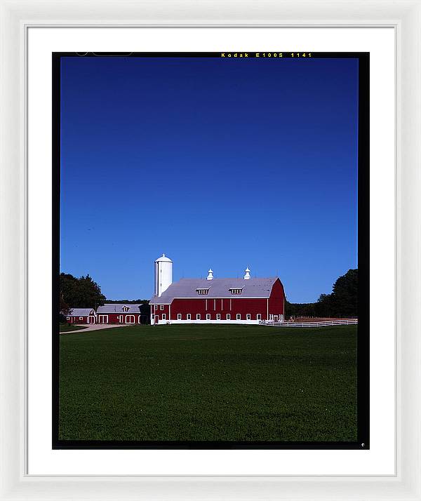 Red Barn - Framed Print