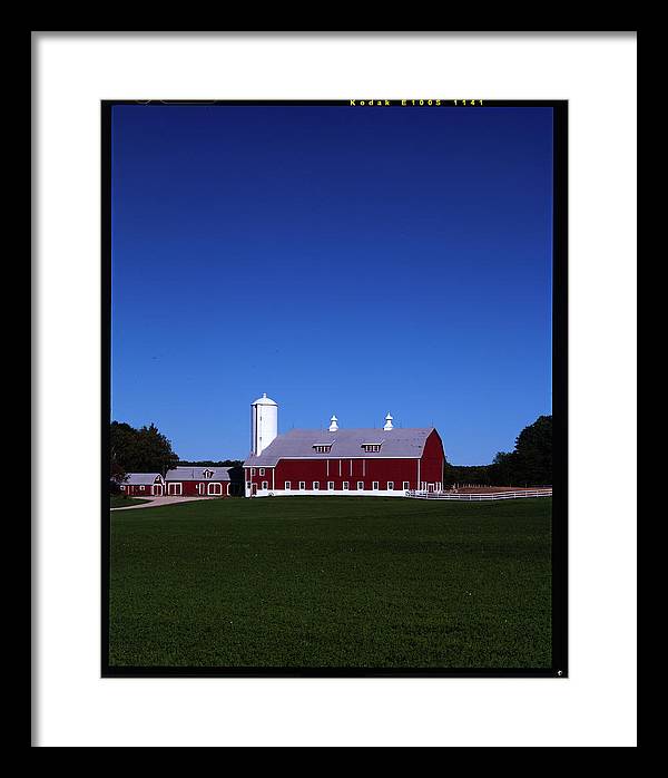 Red Barn - Framed Print