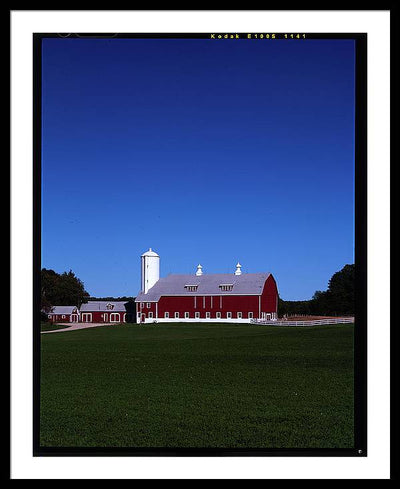 Red Barn - Framed Print