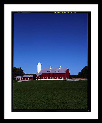 Red Barn - Framed Print