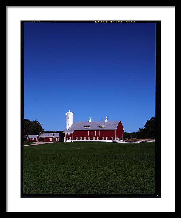 Red Barn - Framed Print