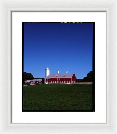 Red Barn - Framed Print