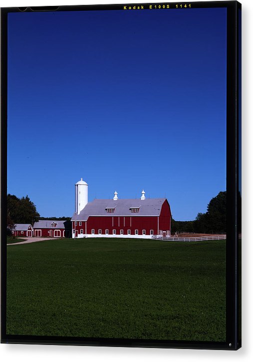 Red Barn - Acrylic Print