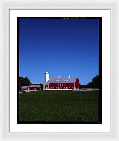 Red Barn - Framed Print