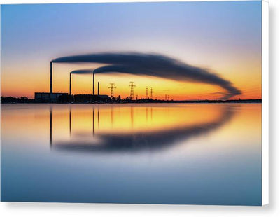 Reftinsky Reservoir of Sverdlovsk, Russia / Art Photo - Canvas Print