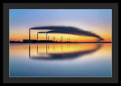 Reftinsky Reservoir of Sverdlovsk, Russia / Art Photo - Framed Print