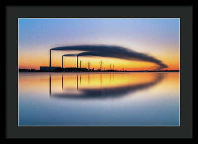 Reftinsky Reservoir of Sverdlovsk, Russia / Art Photo - Framed Print