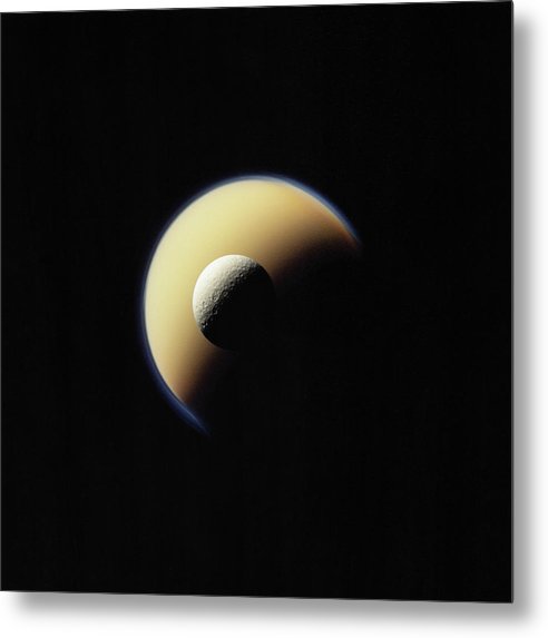 Rhea and Titan / Art Photo - Metal Print