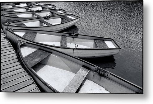 River Boats / Art Photo - Metal Print