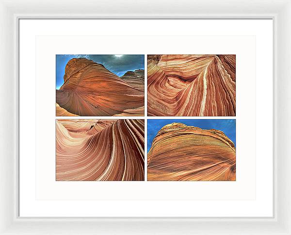 Rock Waves, Utah - Framed Print