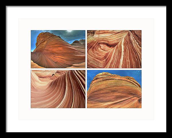 Rock Waves, Utah - Framed Print