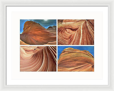 Rock Waves, Utah - Framed Print