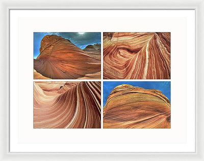 Rock Waves, Utah - Framed Print