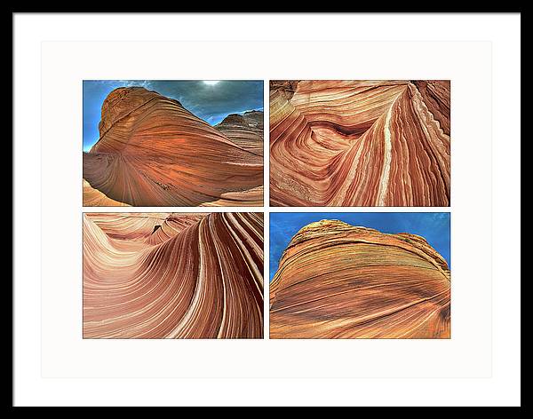 Rock Waves, Utah - Framed Print