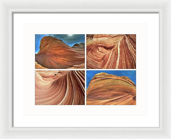 Rock Waves, Utah - Framed Print