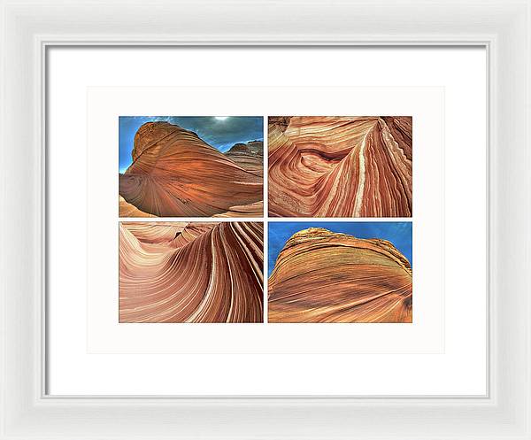 Rock Waves, Utah - Framed Print