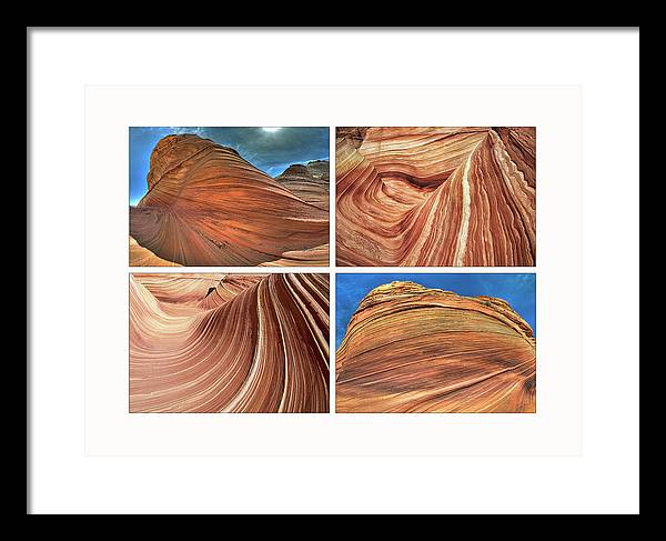 Rock Waves, Utah - Framed Print