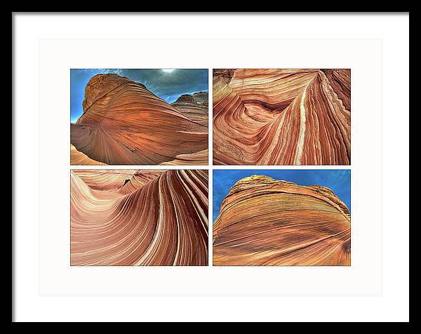 Rock Waves, Utah - Framed Print