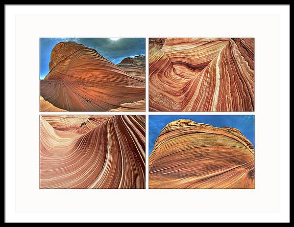 Rock Waves, Utah - Framed Print