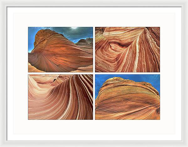 Rock Waves, Utah - Framed Print