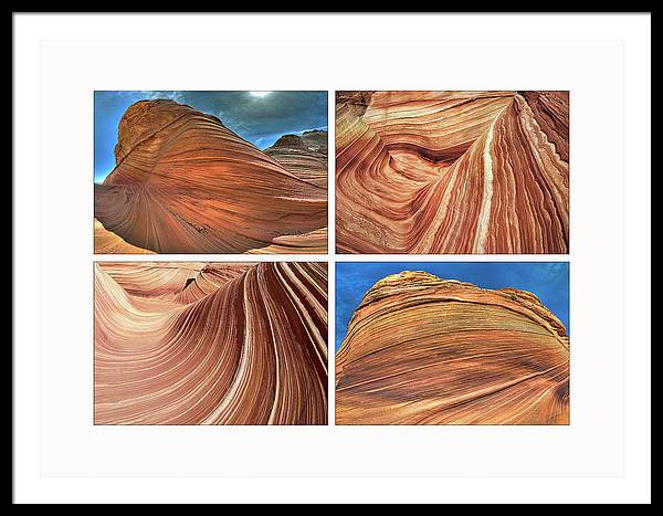 Rock Waves, Utah - Framed Print