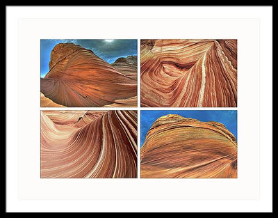 Rock Waves, Utah - Framed Print