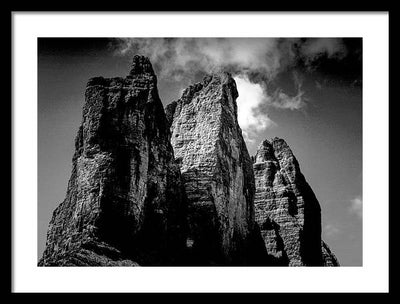 Rocky Peak / Art Photo - Framed Print