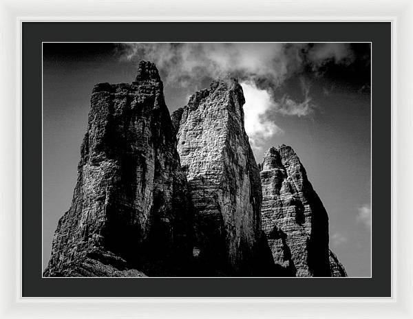 Rocky Peak / Art Photo - Framed Print