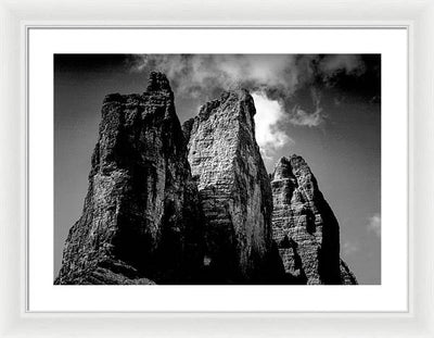 Rocky Peak / Art Photo - Framed Print