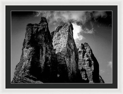 Rocky Peak / Art Photo - Framed Print