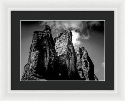 Rocky Peak / Art Photo - Framed Print