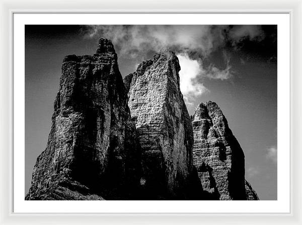 Rocky Peak / Art Photo - Framed Print