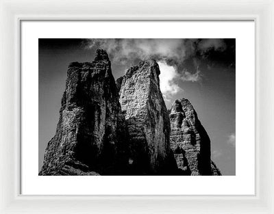 Rocky Peak / Art Photo - Framed Print